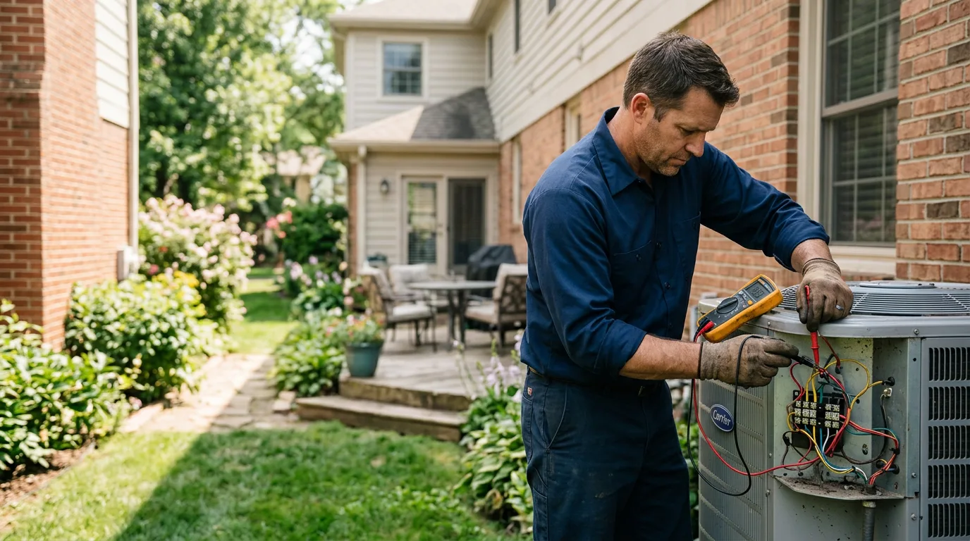 HVAC technician working near Nahma, MI
